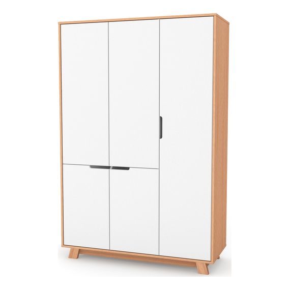 Veres Manhattan 1200 – dětská skříň (120×47×182,5 cm) – White Natural, Rozmiar: 120 cm, Rodzaj: szafa, Kolor: White Natural