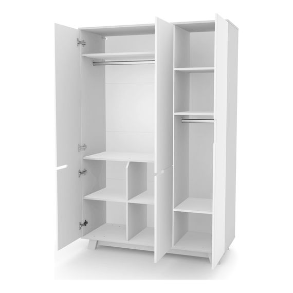 Veres Manhattan 1200 – dětská skříň (120×47×182,5 cm) – White Grey, Rozmiar: 120 cm, Rodzaj: szafa, Kolor: White Grey, 3 zdjęcie