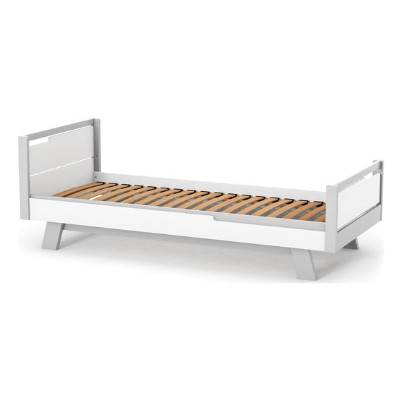 Veres Manhattan 190 – mládežnická postel (190×80 cm) – White Grey, Rozmiar: 190x80 cm, Kolor: White Grey, 3 zdjęcie