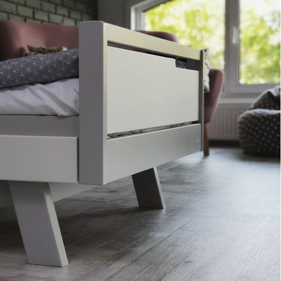 Veres Manhattan 190 – mládežnická postel (190×80 cm) – White Grey, Rozmiar: 190x80 cm, Kolor: White Grey, 5 zdjęcie