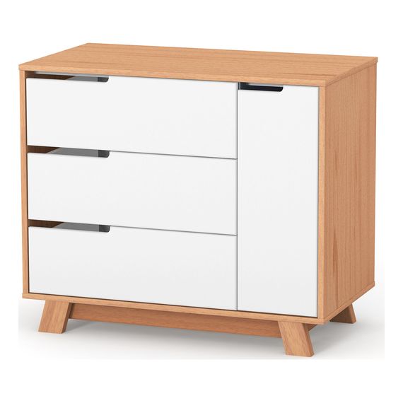 Veres Manhattan 900 – dětská komoda (90 cm) – White Natural, Rozmiar: 90 cm, Kolor: White Natural