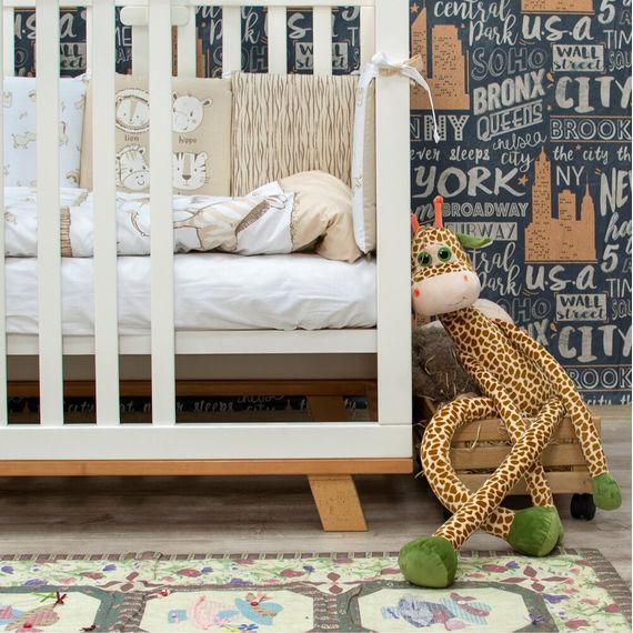 Veres Manhattan – dětská postýlka (120×60 cm) – White Natural, Kolor: White Natural, 12 zdjęcie