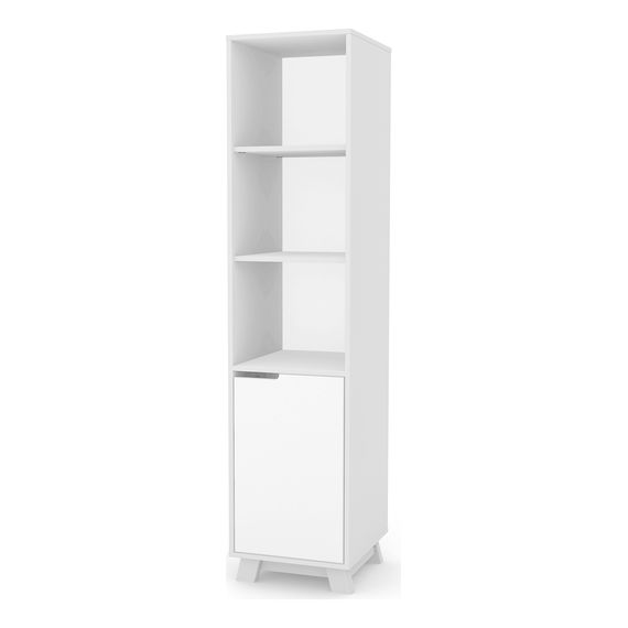 Veres Manhattan - regał otwarty do pokoju dziecięcego (182.5x43 cm) - White Grey, Kolor: White Grey