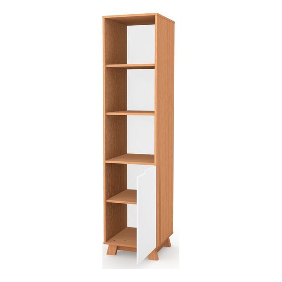 Veres Manhattan - regał otwarty do pokoju dziecięcego (182.5x43 cm) - White Natural, Kolor: White Natural, 3 zdjęcie