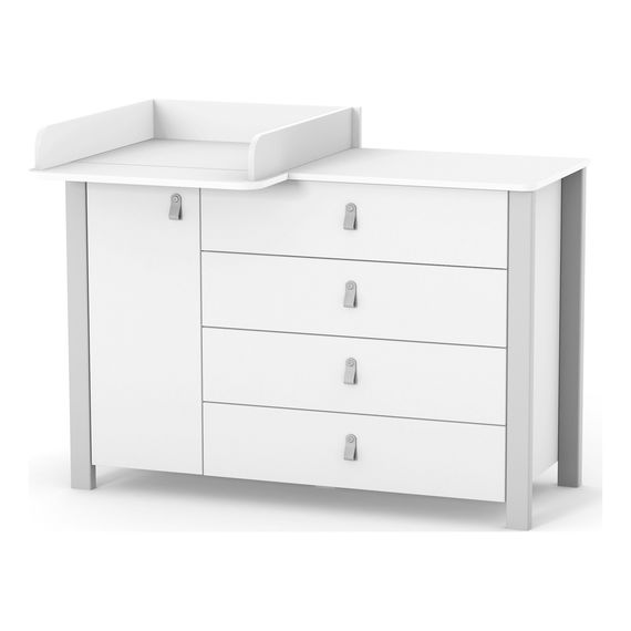 Veres Monaco 1200 – dětská komoda (120 cm) – White Grey, Rozmiar: 120 cm, Kolor: White Grey, 9 zdjęcie