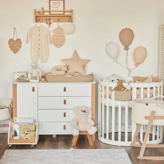 Veres Monaco 1200 – dětská komoda (120 cm) – White Natural, Rozmiar: 120 cm, Kolor: White Natural, 18 zdjęcie