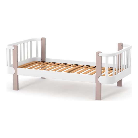 Veres Monaco 160 – mládežnická postel z bukového dřeva (160×80 cm) – Cappuccino White, Rozmiar: 160x80 cm, Kolor: Cappuccino White, 7 zdjęcie