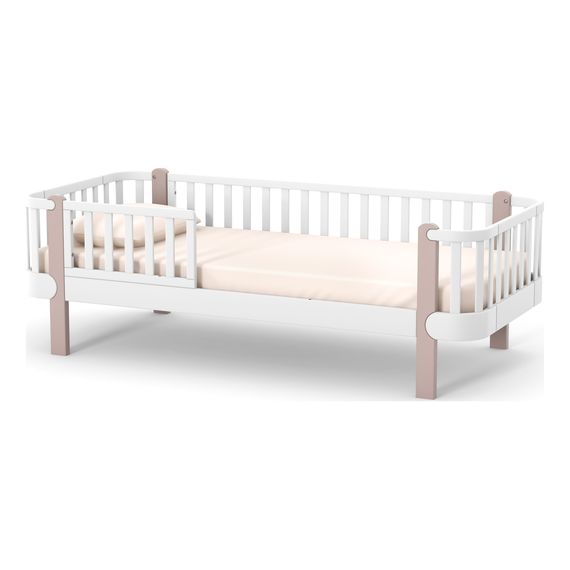 Veres Monaco 190 - łóżko młodzieżowe z drewna bukowego (190x80 cm) - Cappuccino White, Rozmiar: 190x80 cm, Kolor: Cappuccino White