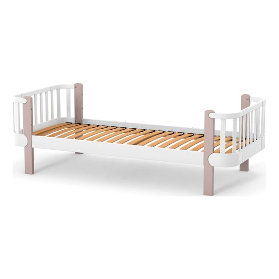 Veres Monaco 190 - łóżko młodzieżowe z drewna bukowego (190x80 cm) - Cappuccino White, Rozmiar: 190x80 cm, Kolor: Cappuccino White, 7 zdjęcie