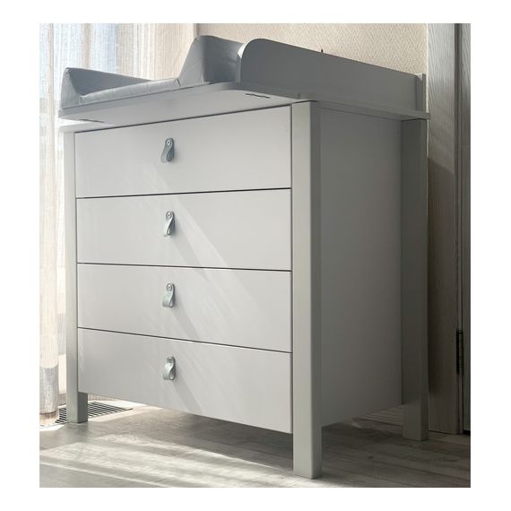 Veres Monaco 900 – dětská komoda (90 cm) – White Grey, Rozmiar: 90 cm, Kolor: White Grey, 10 zdjęcie