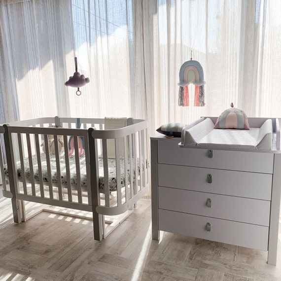 Veres Monaco 900 – dětská komoda (90 cm) – White Grey, Rozmiar: 90 cm, Kolor: White Grey, 11 zdjęcie