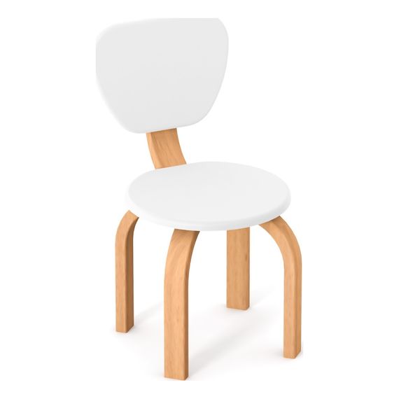 Veres Monaco – dětská židlička s opěradlem – White Natural