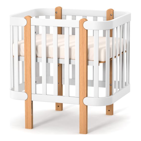 Veres – sada pro přestavbu na kolébku k postýlce Veres Monaco (80×60 cm) – White, Kolor: White, 5 zdjęcie