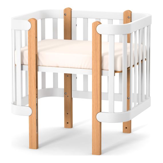 Veres – sada pro přestavbu na kolébku k postýlce Veres Monaco (80×60 cm) – White, Kolor: White, 6 zdjęcie