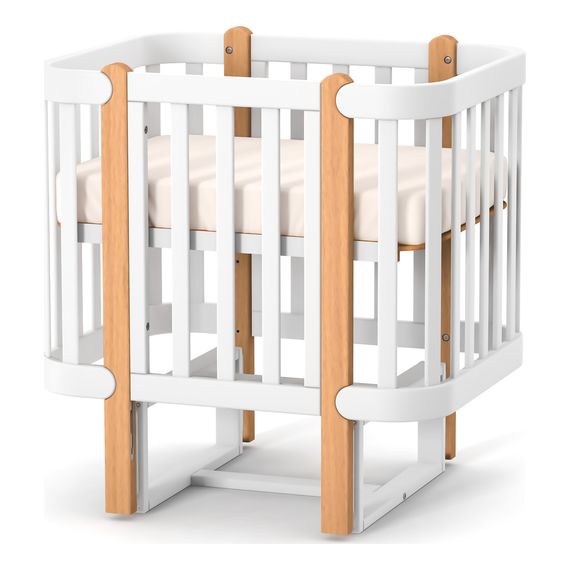 Veres – sada pro přestavbu na kolébku k postýlce Veres Monaco (80×60 cm) – White, Kolor: White, 7 zdjęcie