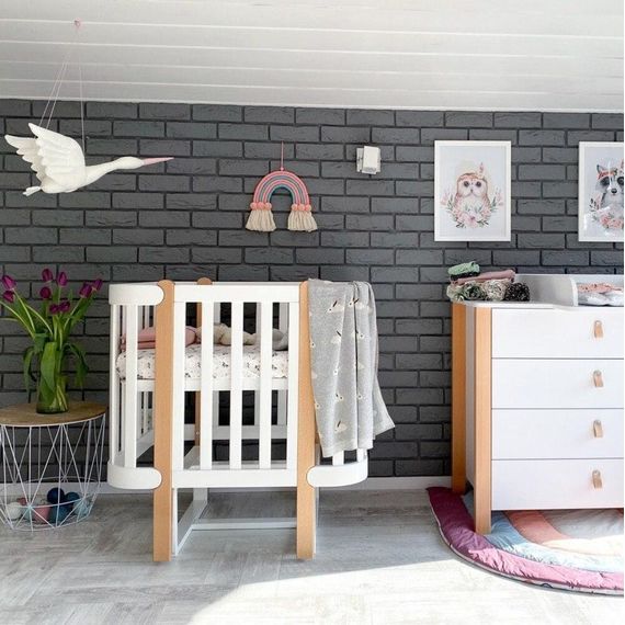 Veres – sada pro přestavbu na kolébku k postýlce Veres Monaco (80×60 cm) – White, Kolor: White, 9 zdjęcie