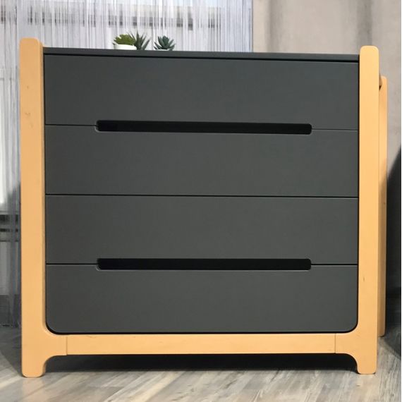 Veres Nice 900 – dětská komoda (90 cm) – Anthracite Natural, Kolor: Anthracite Natural, 7 zdjęcie