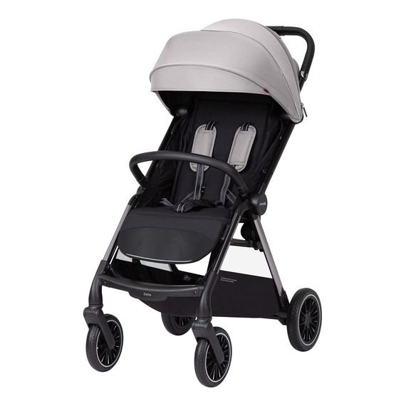 Carrello Delta - Auto-Folding Pushchair with Rubber Wheels (Birth - 22 kg), Kolor: Flint Grey, image 