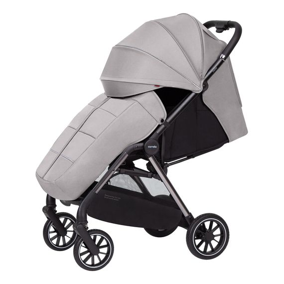 Carrello Delta - Auto-Folding Pushchair with Rubber Wheels (Birth - 22 kg), Kolor: Flint Grey, image , 6 image