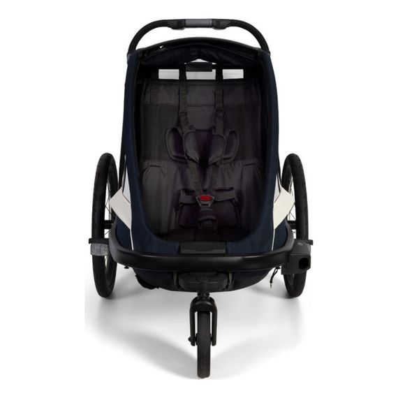 Hamax Breeze One - cyklovozík za kolo, Rodzaj wózka: dla jednego dziecka, Kolor materiału: Navy/Cream, 12 zdjęcie