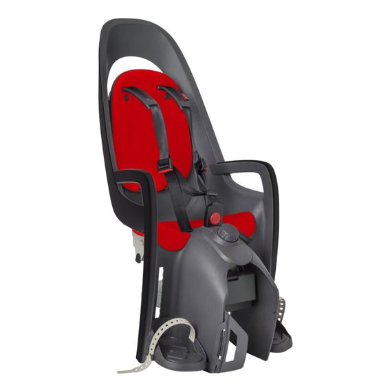 Hamax Caress Rear Rack-Mount Bicycle Child Seat, Baza: na bagażnik, Kolor: Dark Grey/Red, image 
