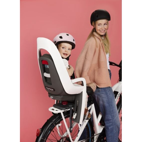 Hamax Caress Rear Rack-Mount Bicycle Child Seat, Baza: na bagażnik, Kolor: Dark Grey/Red, image , 8 image