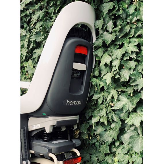 Hamax Caress Rear Rack-Mount Bicycle Child Seat, Baza: na bagażnik, Kolor: Dark Grey/Red, image , 9 image