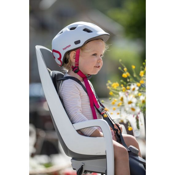 Hamax Caress Rear Rack-Mount Bicycle Child Seat, Baza: na bagażnik, Kolor: White/Black, image , 11 image