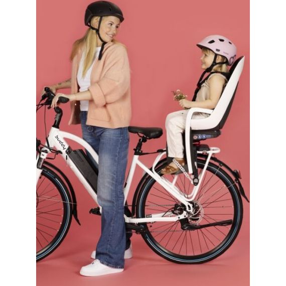 Hamax Caress Rear Rack-Mount Bicycle Child Seat, Baza: na bagażnik, Kolor: White/Mint, image , 23 image