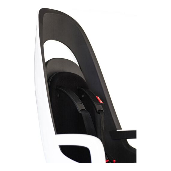 Hamax Caress - dětská cyklosedačka na rám, Baza: na ramę, Kolor: White/Black, 32 zdjęcie