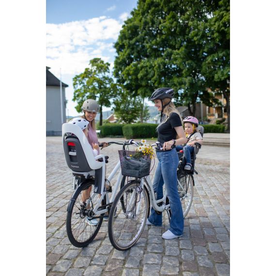 Hamax Caress Rear Rack-Mount Bicycle Child Seat, Baza: na bagażnik, Kolor: White/Black, image , 33 image