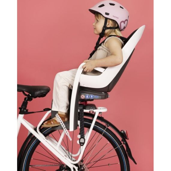 Hamax Caress Rear Rack-Mount Bicycle Child Seat, Baza: na bagażnik, Kolor: Dark Grey/Red, image , 33 image