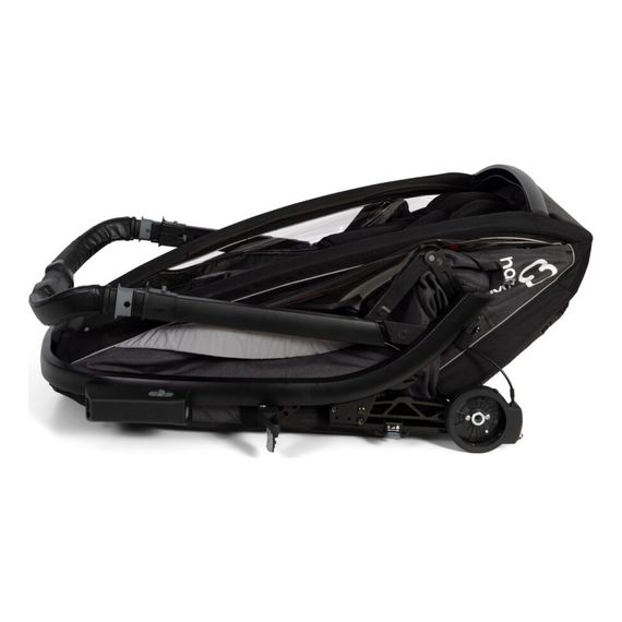 Hamax Cocoon - dvoumístný cyklovozík, Rodzaj wózka: dla dwójki dzieci, Kolor materiału: Grey/Black, 9 zdjęcie