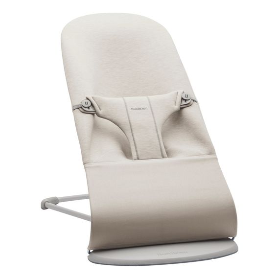 BabyBjorn Bliss lehátko 3D Jersey Light Beige + hračka Googly Eyes Pastels, Rodzaj: 3D Jersey, Kolor: Light beige, 12 zdjęcie