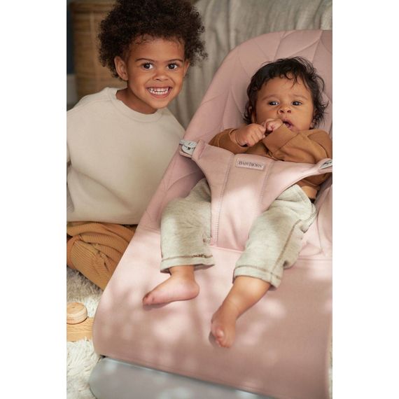 BabyBjorn Bliss lehátko Woven Petal Quilt Dusty Pink, Rodzaj: Woven Petal Quilt, Kolor: Dusty pink, 7 zdjęcie