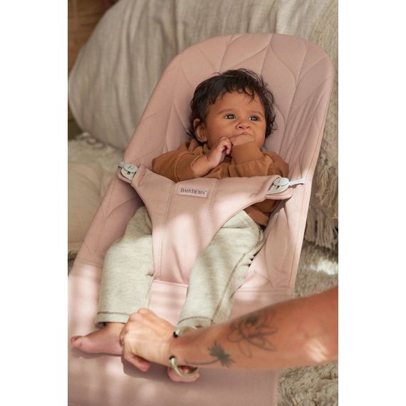 BabyBjorn Bliss lehátko Woven Petal Quilt Dusty Pink, Rodzaj: Woven Petal Quilt, Kolor: Dusty pink, 8 zdjęcie