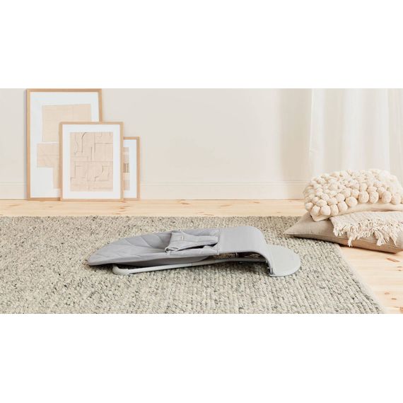 BabyBjorn Bliss lehátko Woven Petal Quilt Light Grey, Rodzaj: Woven Petal Quilt, Kolor: Light grey, 10 zdjęcie