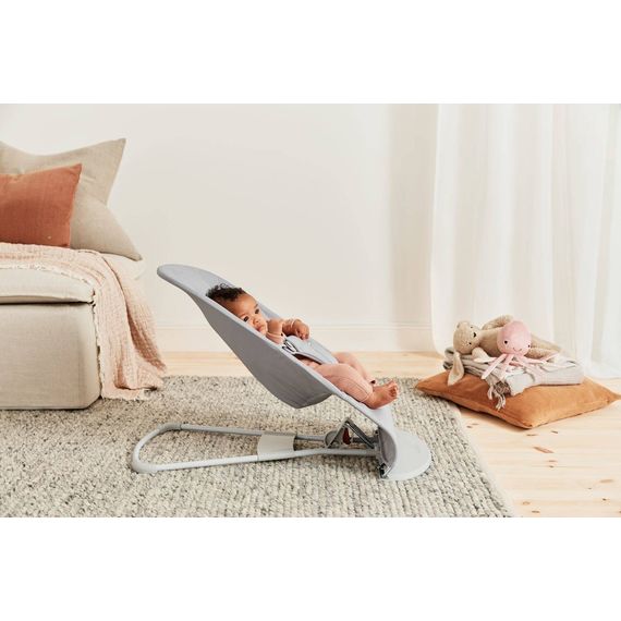 BabyBjorn Bliss lehátko Woven Petal Quilt Light Grey, Rodzaj: Woven Petal Quilt, Kolor: Light grey, 14 zdjęcie