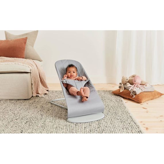 BabyBjorn Bliss lehátko Woven Petal Quilt Light Grey, Rodzaj: Woven Petal Quilt, Kolor: Light grey, 15 zdjęcie