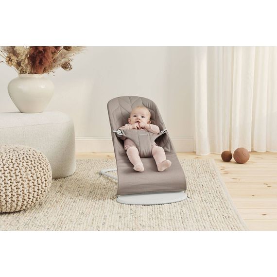 BabyBjorn Bliss lehátko Woven Sand Grey, Rodzaj: Woven, Kolor: Sand grey/Light grey, 11 zdjęcie
