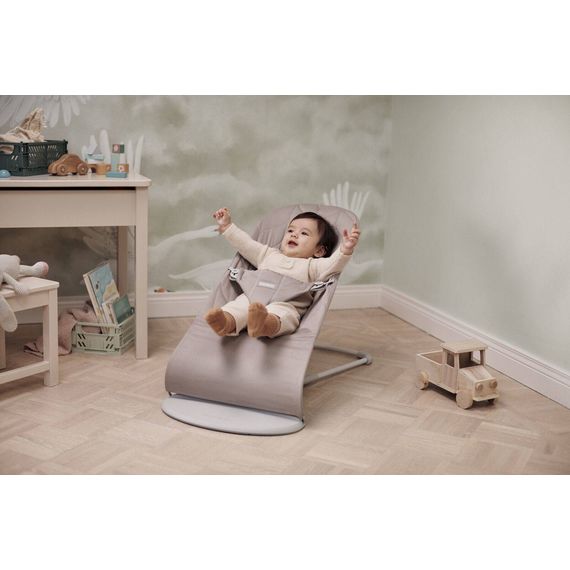 BabyBjorn Bliss lehátko Woven Sand Grey, Rodzaj: Woven, Kolor: Sand grey/Light grey, 17 zdjęcie