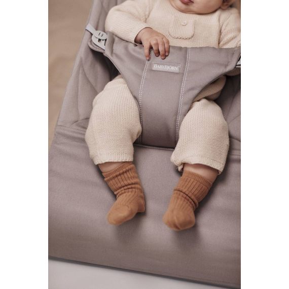 BabyBjorn Bliss lehátko Woven Sand Grey, Rodzaj: Woven, Kolor: Sand grey/Light grey, 18 zdjęcie