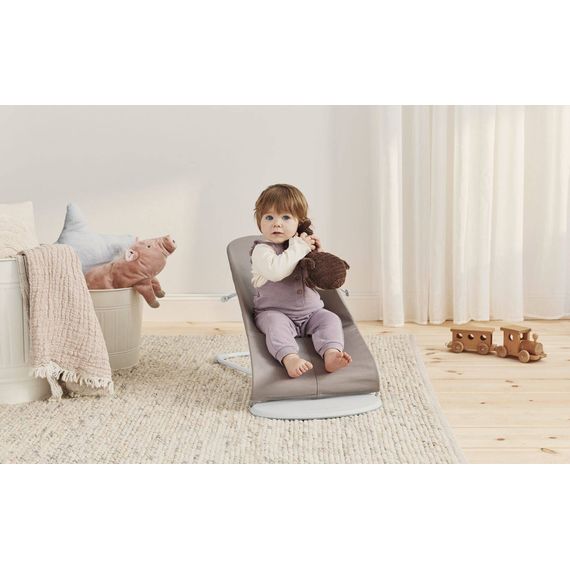 BabyBjorn Bliss lehátko Woven Sand Grey, Rodzaj: Woven, Kolor: Sand grey/Light grey, 27 zdjęcie