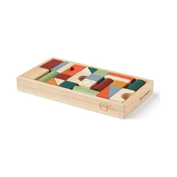 Kids Concept Building Blocks in a Box Carl Larsson — 25 pcs, image , 2 image