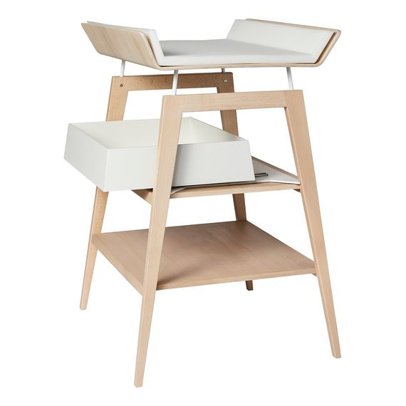 Leander Linea Changing Table Drawer White, image , 2 image