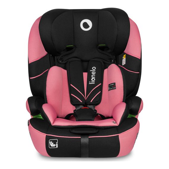 Lionelo Levi i-Size - autosedačka pro batolata (76-150 cm | 9-36 kg | 9 měsíců-12 let), Kolor: Pink Rose, 4 zdjęcie