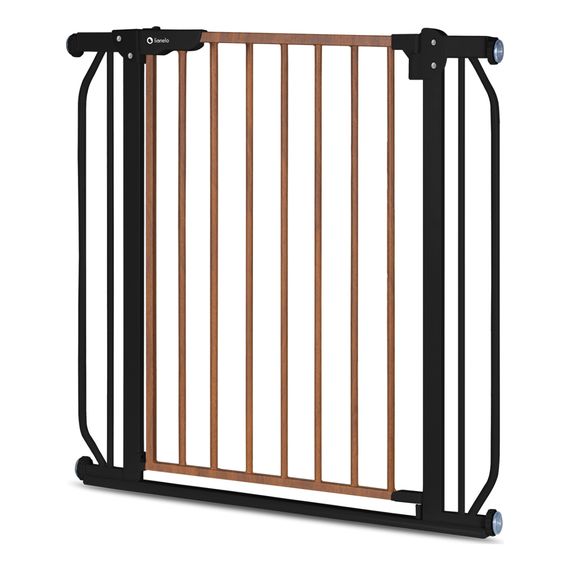 Lionelo Truus Slim - bezpečnostní branka na schody 75 - 105 cm Black Carbon Natural, Rodzaj: Basic, Kolor: Black Carbon Natural, 7 zdjęcie