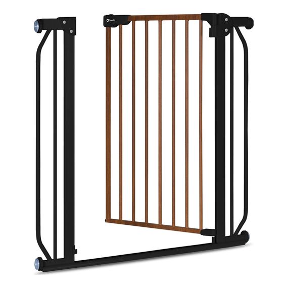 Lionelo Truus Slim - bezpečnostní branka na schody 75 - 105 cm Black Carbon Natural, Rodzaj: Basic, Kolor: Black Carbon Natural, 8 zdjęcie