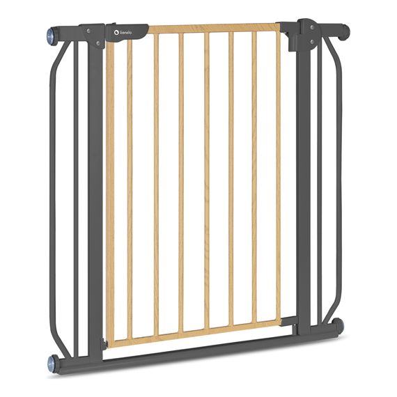 Lionelo Truus Slim - bezpečnostní branka na schody 75 - 105 cm Grey Graphite, Rodzaj: Basic, Kolor: Grey Graphite, 12 zdjęcie