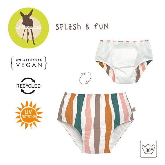 Lassig majteczki pieluszka do pływania Splash & Fun Fale pink/nature 92, 5 zdjęcie